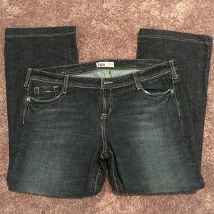 L.E.I. Ashley ultra low rise jeans sz 17